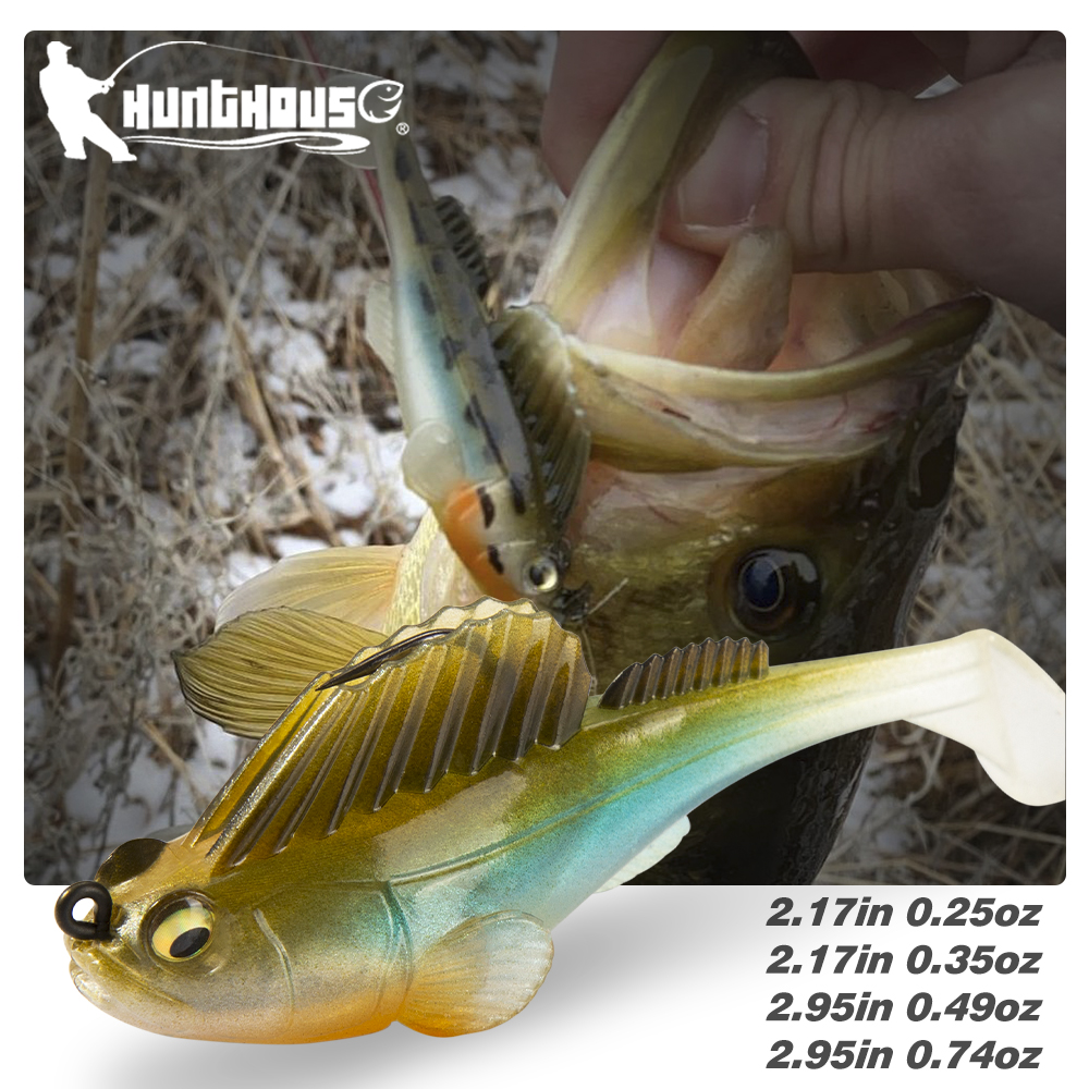 Jig Head Lure - Hunthouse Fishing Lure Soft Bait Jig
