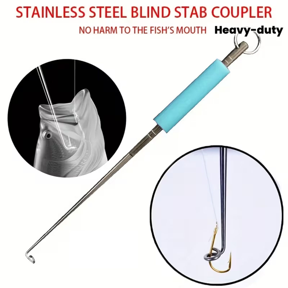 Fishing Equipment Australia - Heavy-Duty Stainless Steel Deep-Throat Fishing Hook