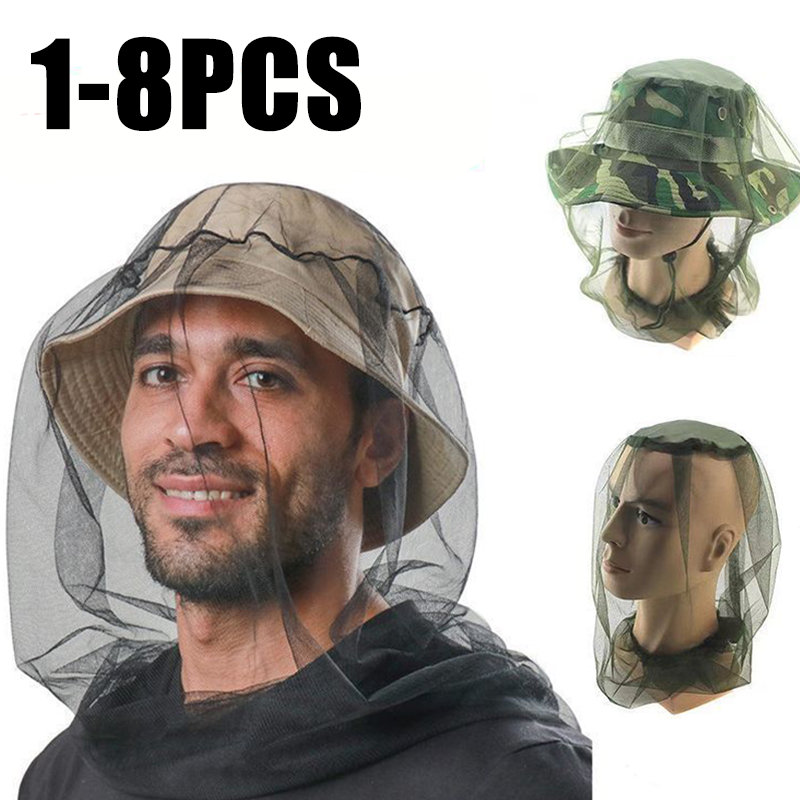 Fishing Net - Mesh Head Net Fishing Hat Anti