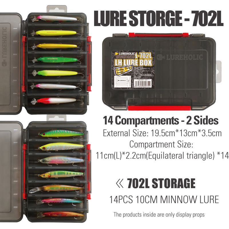 LUREHOLIC Lure Box FishingTack - đánh giá và giá Jig Head Lure