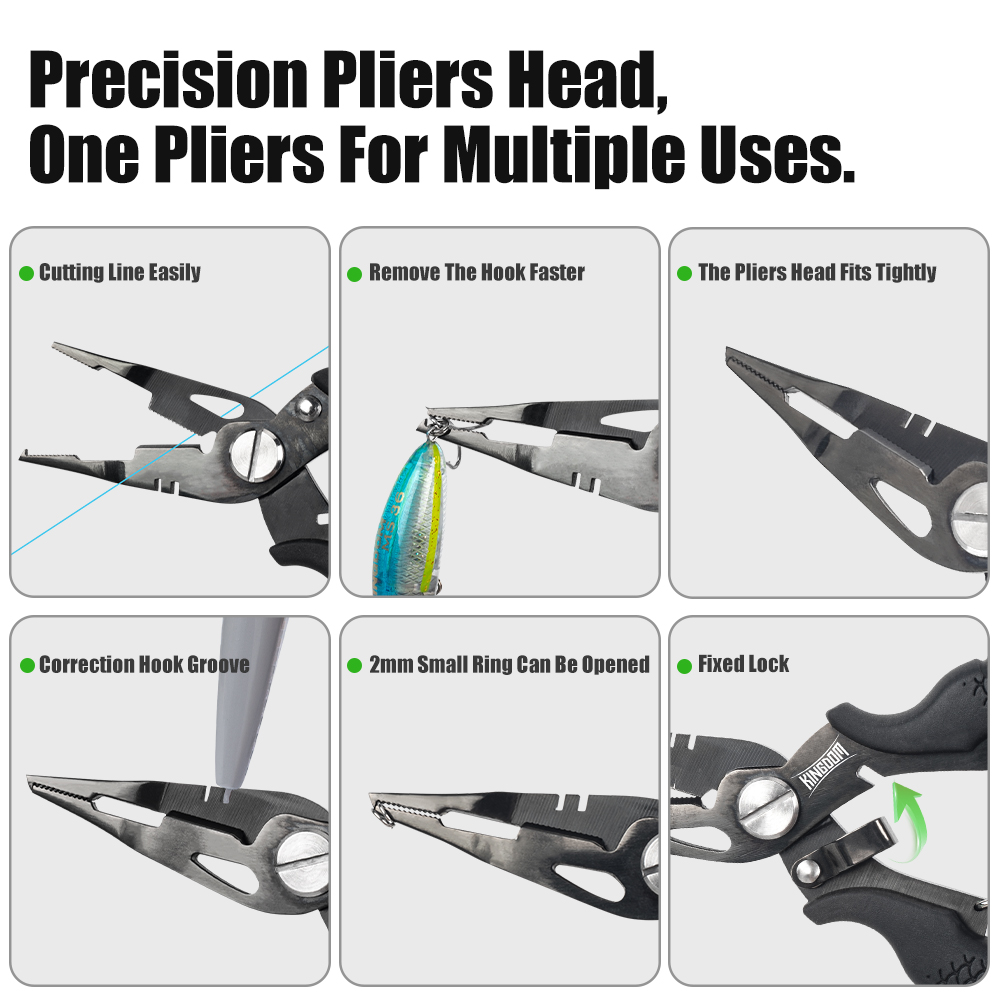 Kingdom Fishing Pliers Multifu - đánh giá và giá Fishing Pliers