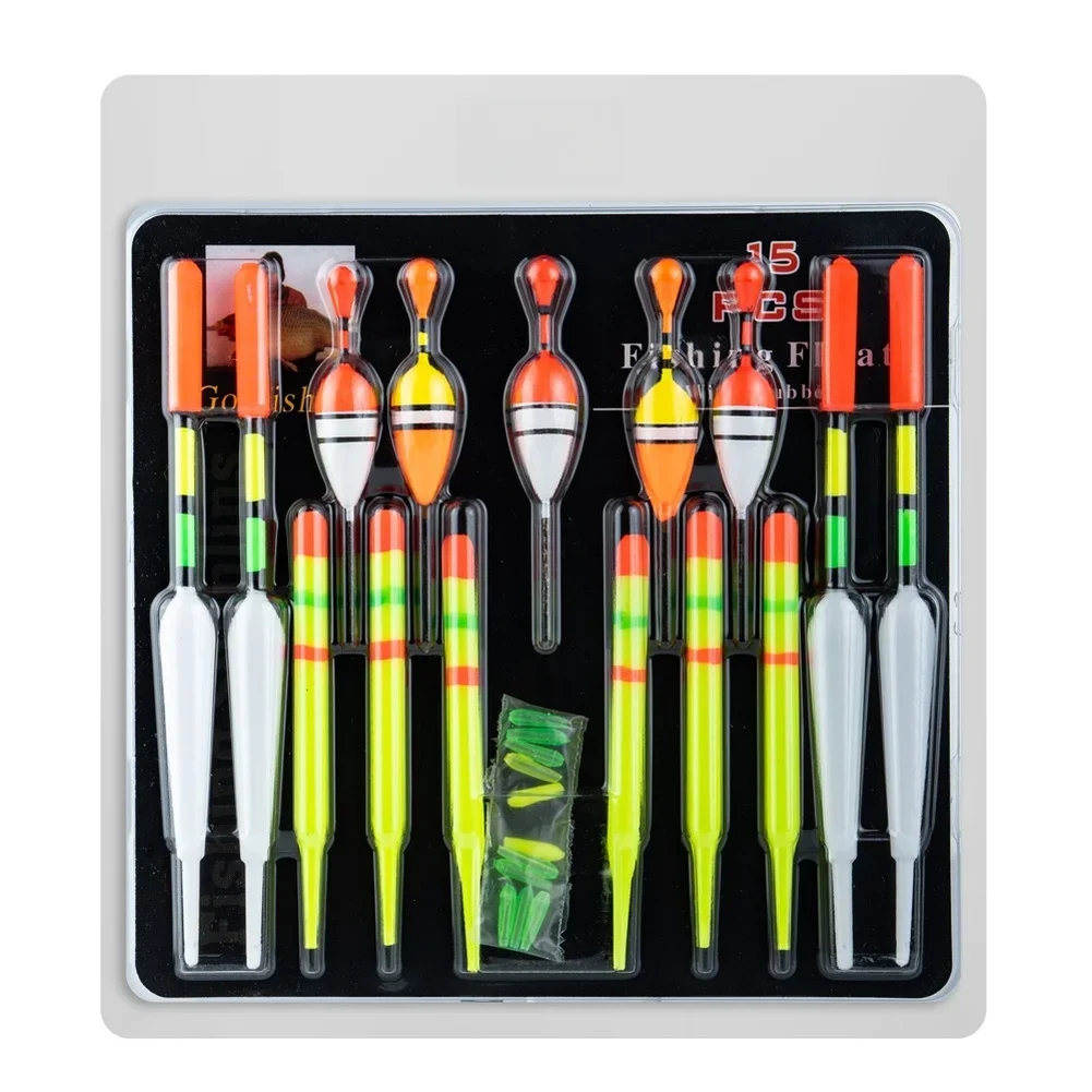 15pcs Fishing Float Set Multif - đánh giá và giá Fishing Bobber Float