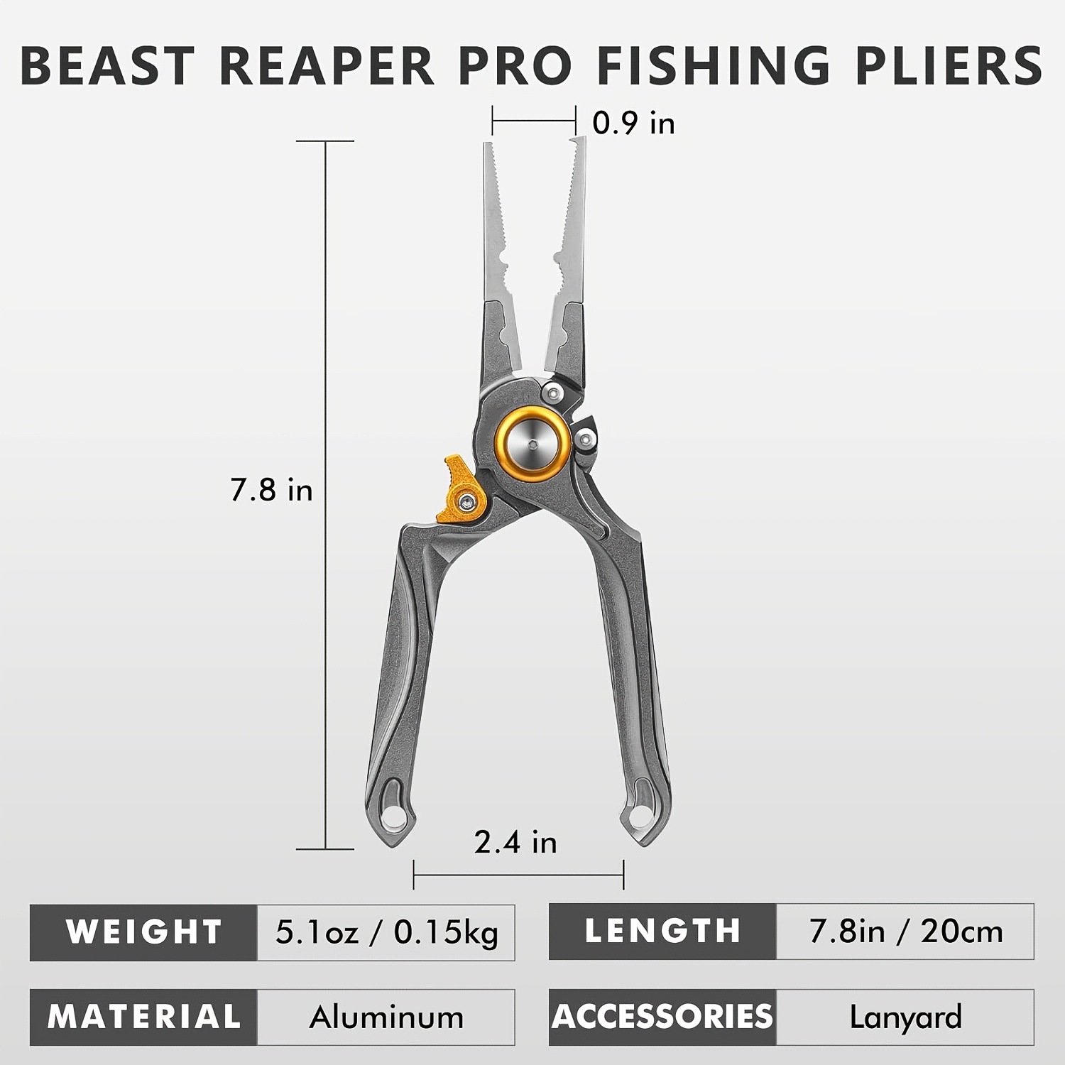 Lockable Saltwater Fishing Pli - đánh giá và giá Fishing Pliers