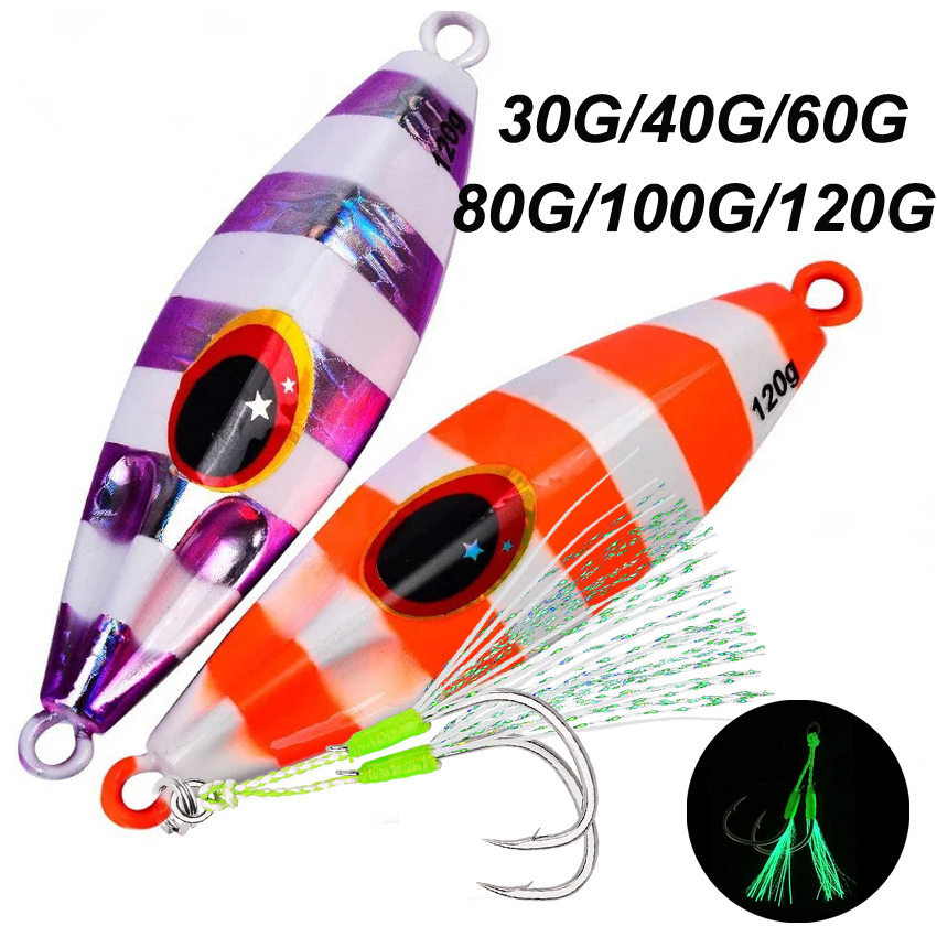 30g 40g 60g 80g 100g 120g Meta - đánh giá và giá Jig Head Lure