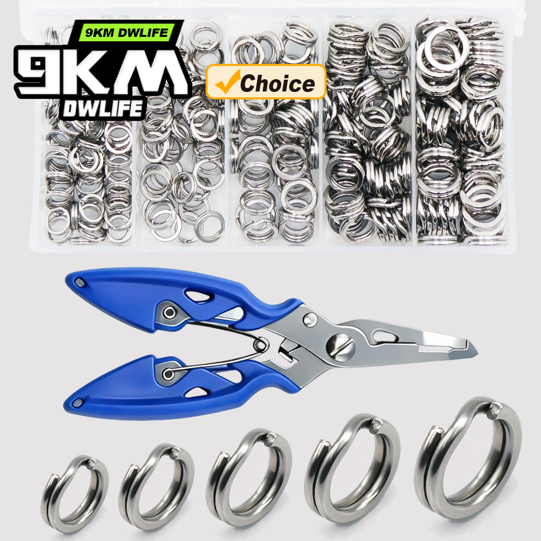 9KM Fishing Split Rings with P - đánh giá và giá Fishing Pliers