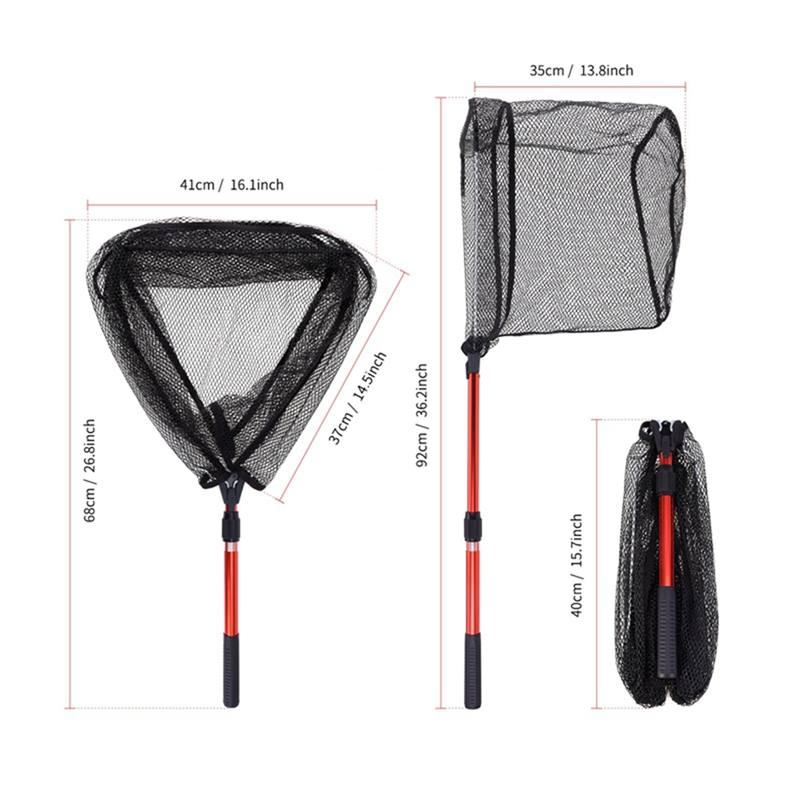 2525+ Red Triangle Folding Cop - đánh giá và giá Fishing Net