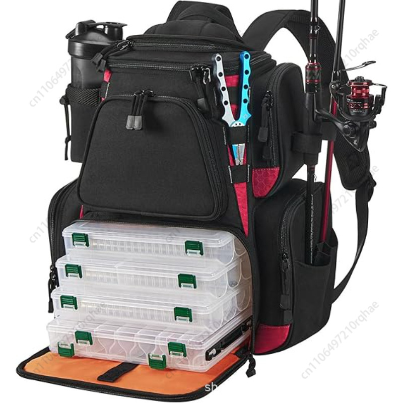 Fishing Gear Backpack with Lar - đánh giá và giá Fishing Equipment And Gear