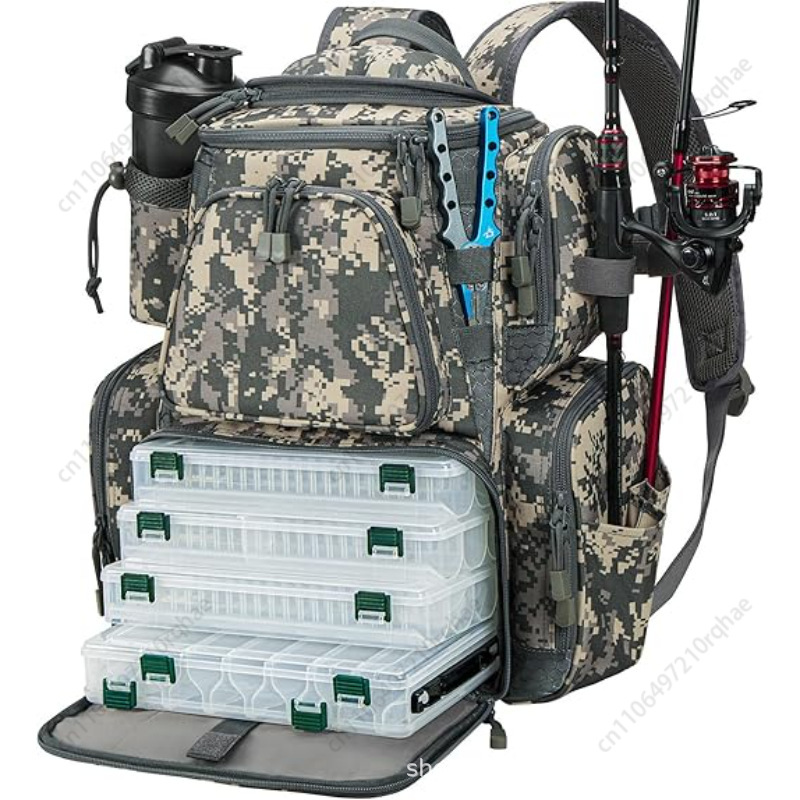 Fishing Gear Backpack with Lar - đánh giá và giá Fishing Equipment And Gear