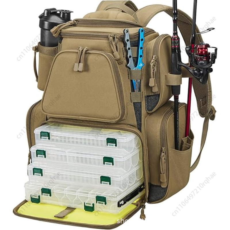 Fishing Gear Backpack with Lar - đánh giá và giá Fishing Equipment And Gear