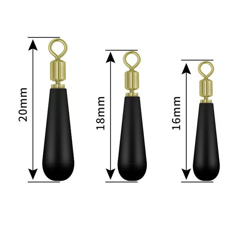 Rotatable Metal Swivel Rubber  - đánh giá và giá Fishing Bobber Float