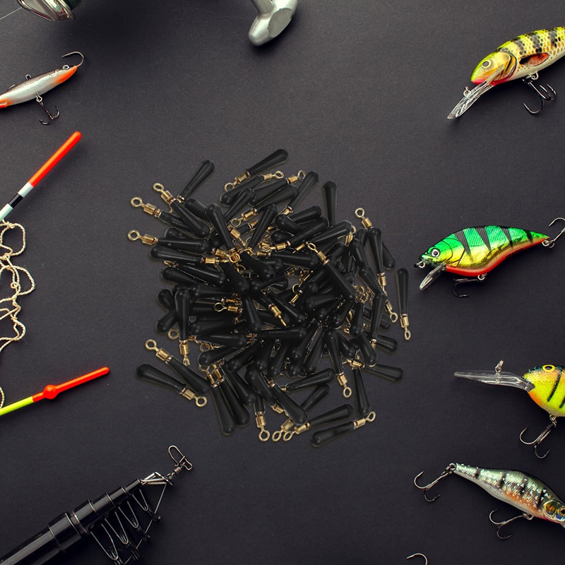 Rotatable Metal Swivel Rubber  - đánh giá và giá Fishing Bobber Float